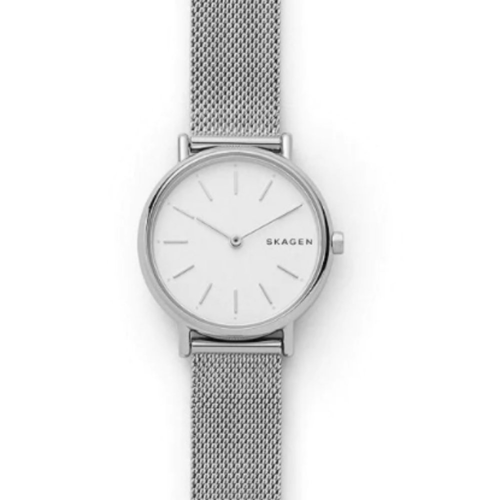 Skagen Signature Slim Steel Mesh Quartz Analog Watch
